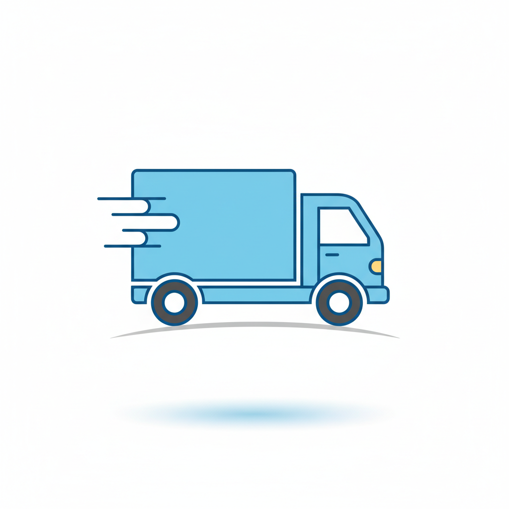 Icône de camion de livraison